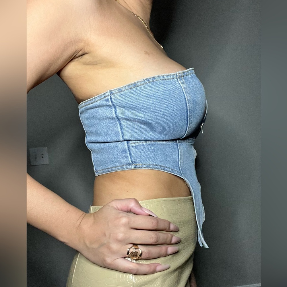 Denim Top - Picture 2 of 3